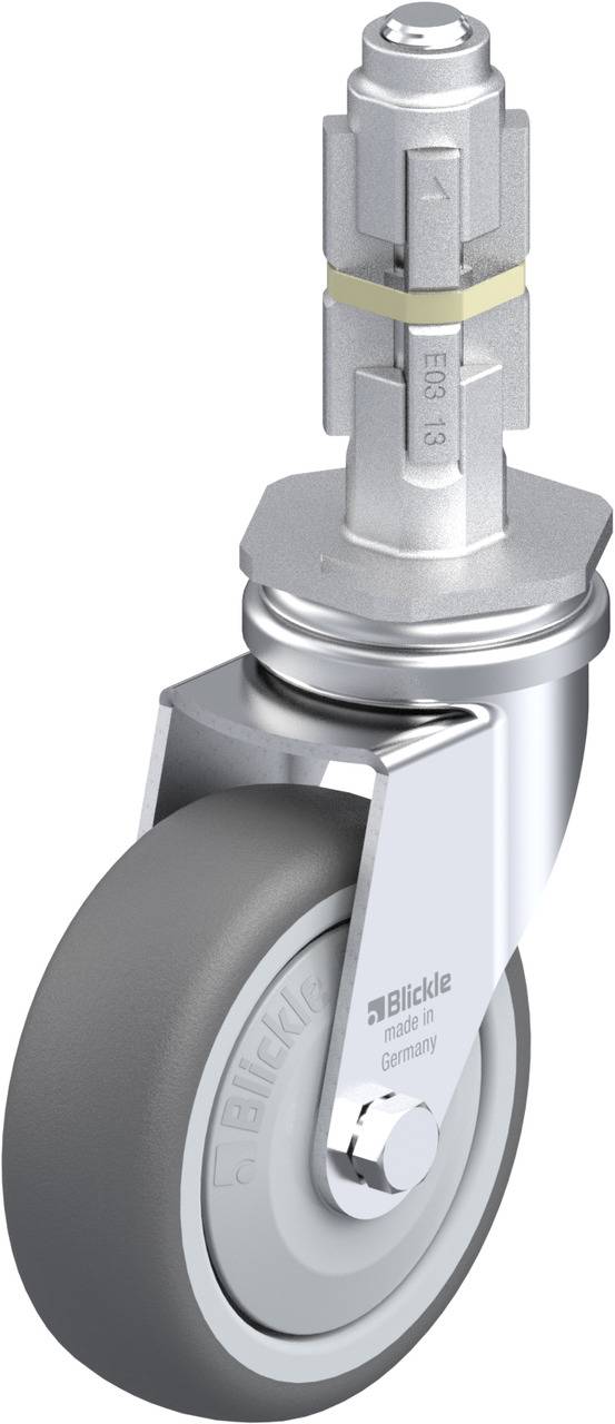 Blickle 848660 LRA-PATH 75KF-E03 Kółko skrętne Średnica koła: 75 mm Maksymalne obciążenie: 75 kg 1 szt. - obrazek 1