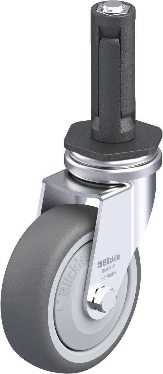 Blickle 848664 LRA-PATH 75KF-ER02 Kółko skrętne Średnica koła: 75 mm Maksymalne obciążenie: 75 kg 1 szt. - obrazek 1