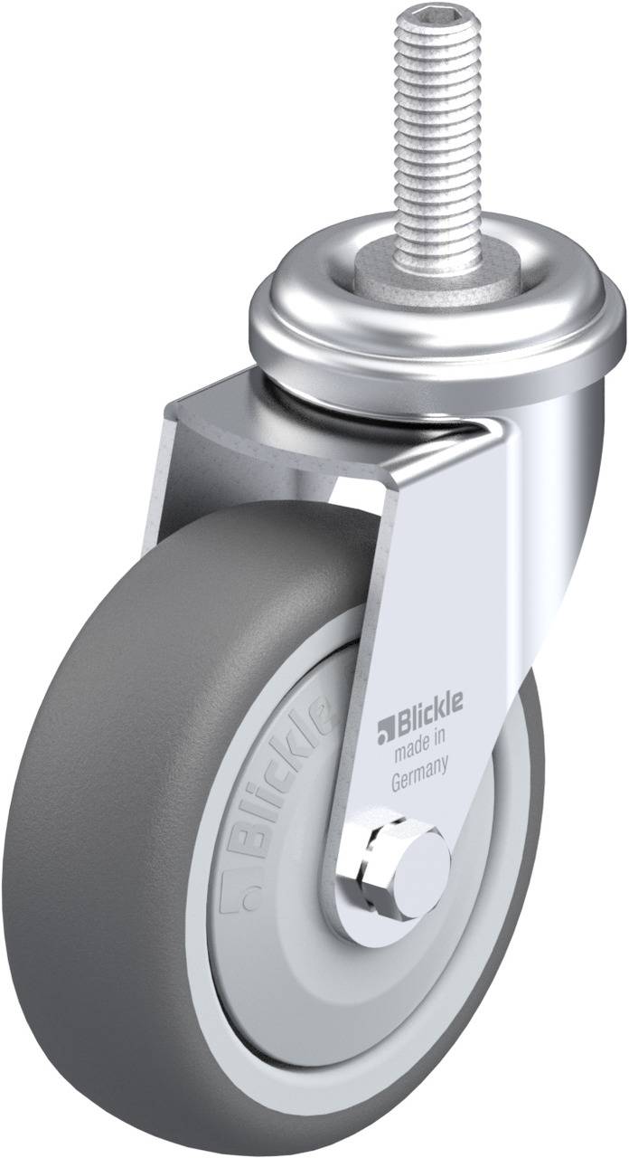 Blickle 848674 LRA-PATH 75KF-GS10 Kółko skrętne Średnica koła: 75 mm Maksymalne obciążenie: 75 kg 1 szt. - obrazek 1