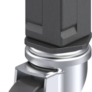 Blickle 848963 LRA-POA 50G-EV07 Kółko skrętne Średnica koła: 50 mm Maksymalne obciążenie: 75 kg 1 szt.