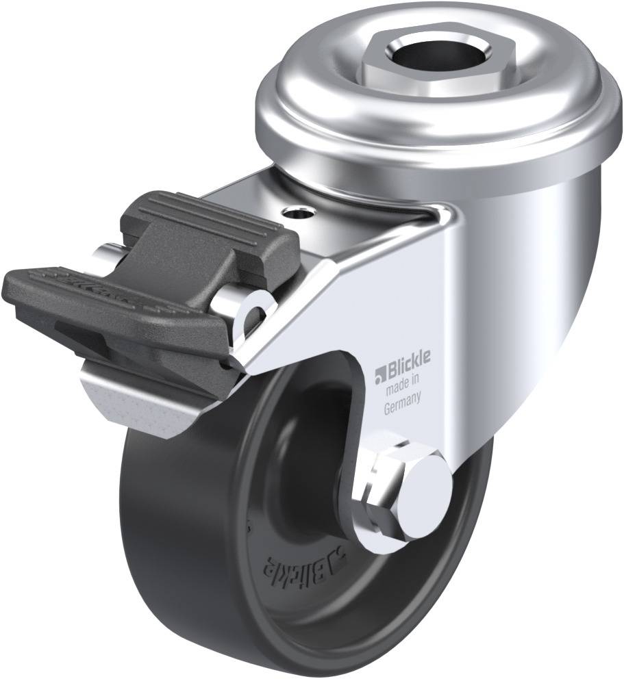 Blickle 275263 LRA-POA 50G-FI Kółko skrętne z hamulcem Średnica koła: 50 mm Maksymalne obciążenie: 75 kg 1 szt. - obrazek 1
