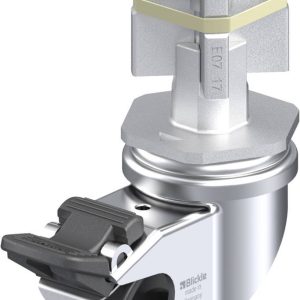Blickle 736795 LRA-POA 50G-FI-E07 Kółko skrętne z hamulcem Średnica koła: 50 mm Maksymalne obciążenie: 75 kg 1 szt.