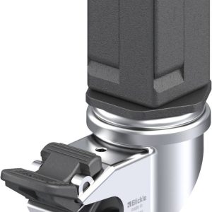 Blickle 848954 LRA-POA 50G-FI-EV07 Kółko skrętne z hamulcem Średnica koła: 50 mm Maksymalne obciążenie: 75 kg 1 szt.