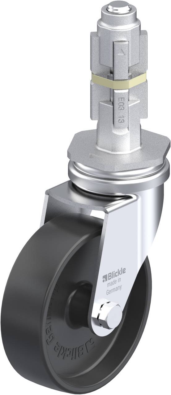 Blickle 279794 LRA-POA 75G-E03 Kółko skrętne Średnica koła: 75 mm Maksymalne obciążenie: 75 kg 1 szt. - obrazek 1
