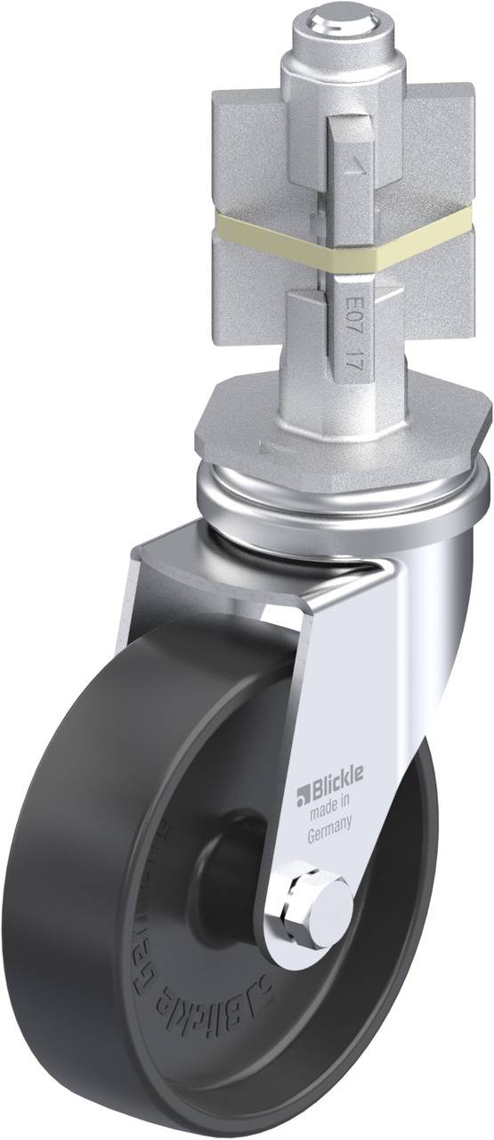 Blickle 660944 LRA-POA 75G-E07 Kółko skrętne Średnica koła: 75 mm Maksymalne obciążenie: 75 kg 1 szt. - obrazek 1