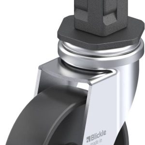 Blickle 848979 LRA-POA 75G-EV03 Kółko skrętne Średnica koła: 75 mm Maksymalne obciążenie: 75 kg 1 szt.