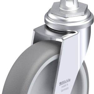 Blickle 737858 LRA-TPA 100G-E01 Kółko skrętne Średnica koła: 100 mm Maksymalne obciążenie: 70 kg 1 szt.