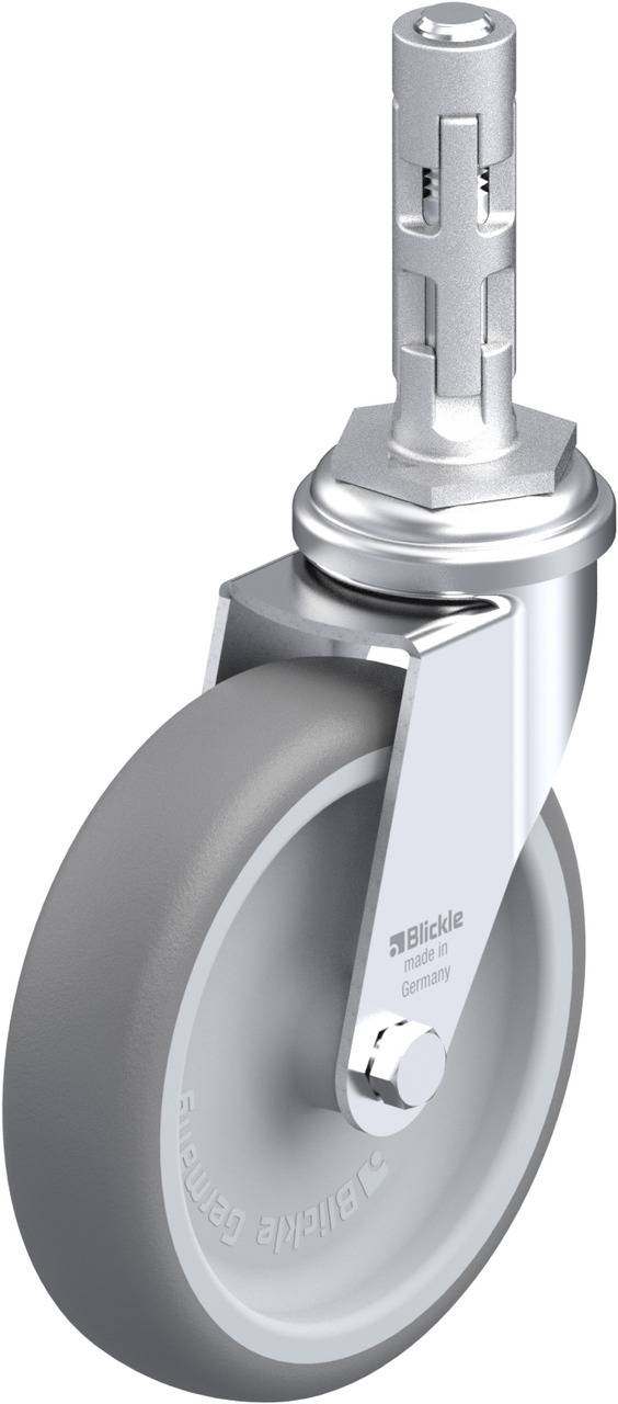 Blickle 737858 LRA-TPA 100G-E01 Kółko skrętne Średnica koła: 100 mm Maksymalne obciążenie: 70 kg 1 szt. - obrazek 1