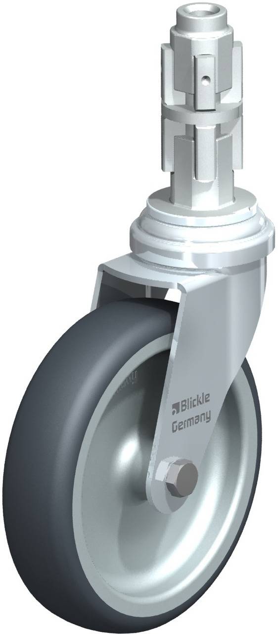 Blickle 641639 LRA-TPA 100G-E03 Kółko skrętne Średnica koła: 100 mm Maksymalne obciążenie: 70 kg 1 szt. - obrazek 1