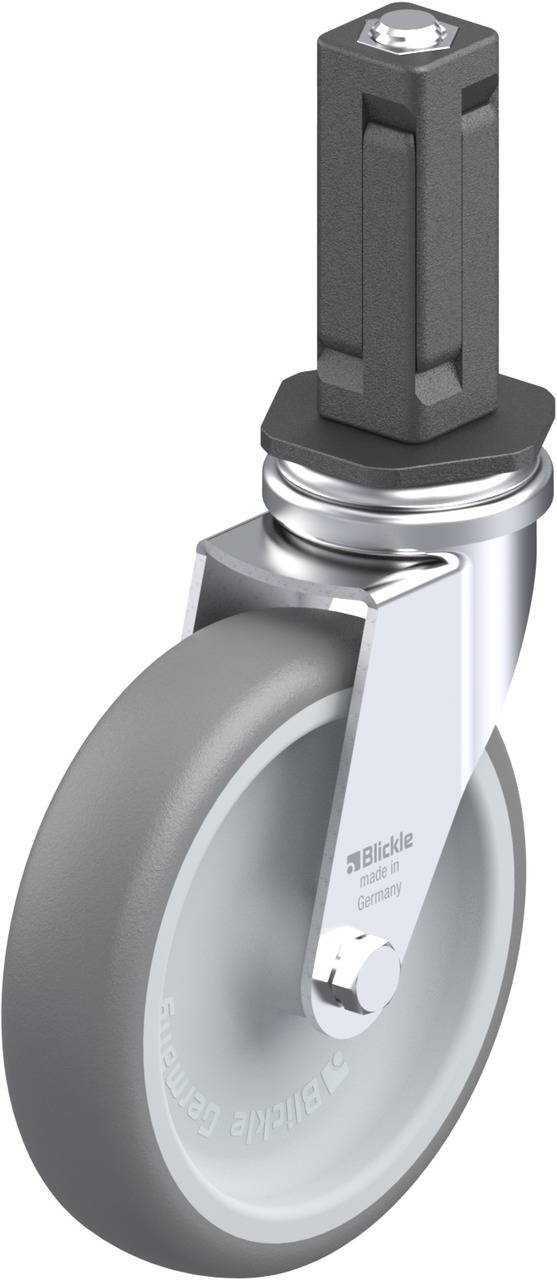 Blickle 845488 LRA-TPA 100G-EV03 Kółko skrętne Średnica koła: 100 mm Maksymalne obciążenie: 70 kg 1 szt. - obrazek 1