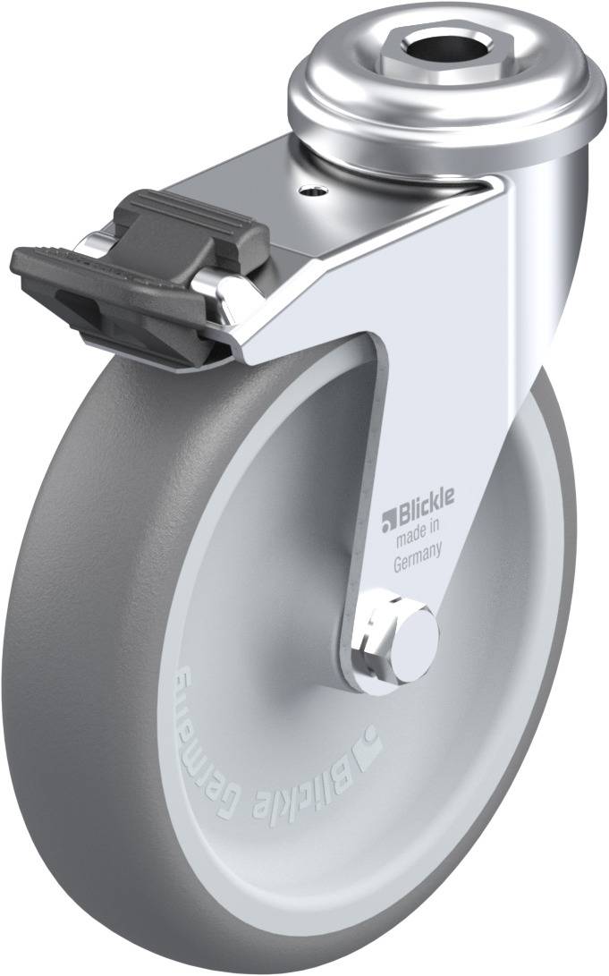 Blickle 331264 LRA-TPA 100G-FI Kółko skrętne z hamulcem Średnica koła: 100 mm Maksymalne obciążenie: 70 kg 1 szt. - obrazek 1