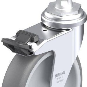 Blickle 737860 LRA-TPA 100G-FI-E01 Kółko skrętne z hamulcem Średnica koła: 100 mm Maksymalne obciążenie: 70 kg 1 szt.