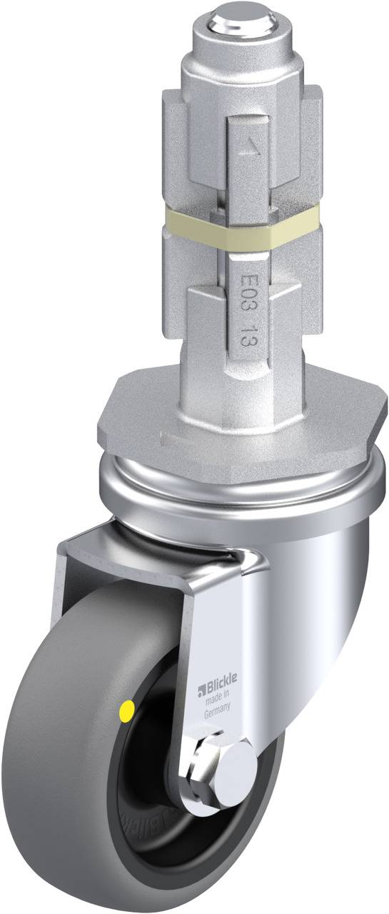 Blickle 674705 LRA-TPA 50G-ELS-E03 Kółko skrętne Średnica koła: 50 mm Maksymalne obciążenie: 30 kg 1 szt. - obrazek 1