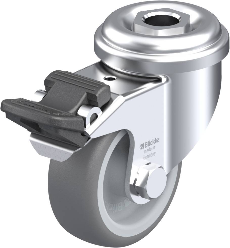 Blickle 382309 LRA-TPA 50G-FI Kółko skrętne z hamulcem Średnica koła: 50 mm Maksymalne obciążenie: 50 kg 1 szt. - obrazek 1