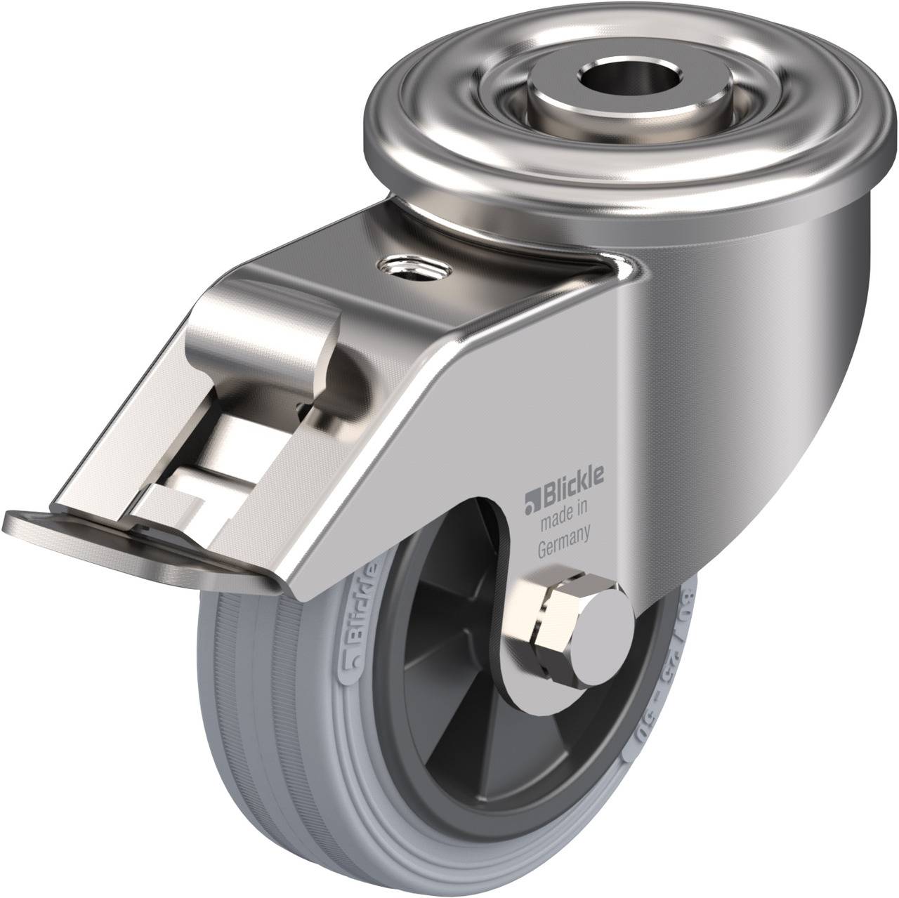 Blickle 526566 LEXR-VPP 80G-FI-SG Kółko skrętne z hamulcem Średnica koła: 80 mm Maksymalne obciążenie: 50 kg 1 szt. - obrazek 1