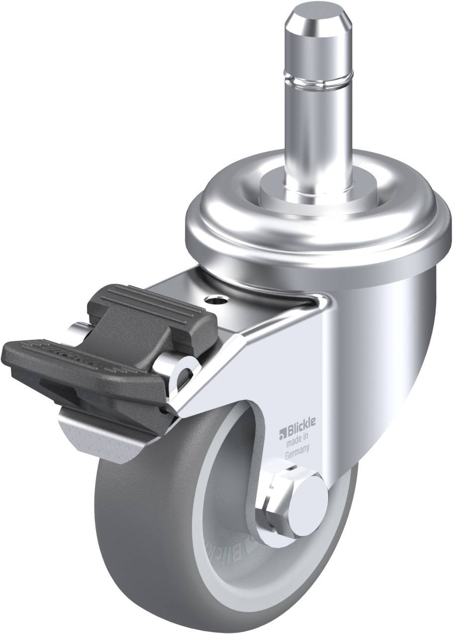 Blickle 630723 LRA-TPA 50G-FI-ES Kółko skrętne z hamulcem Średnica koła: 50 mm Maksymalne obciążenie: 50 kg 1 szt. - obrazek 1