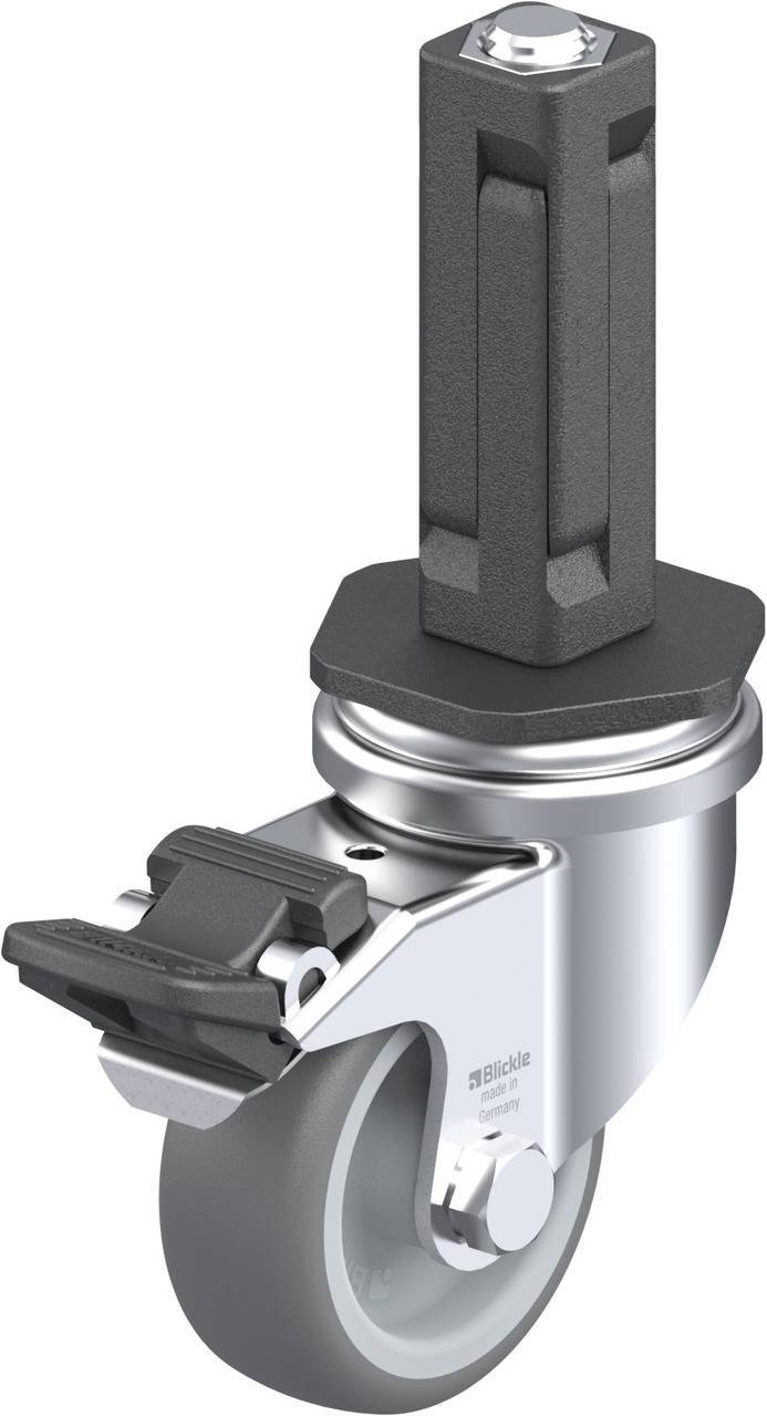 Blickle 847765 LRA-TPA 50G-FI-EV02 Kółko skrętne z hamulcem Średnica koła: 50 mm Maksymalne obciążenie: 50 kg 1 szt. - obrazek 1