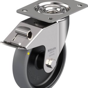 Blickle 853580 LEX-TPA 160G-FI-ELS Kółko skrętne z hamulcem Średnica koła: 160 mm Maksymalne obciążenie: 130 kg 1 szt.