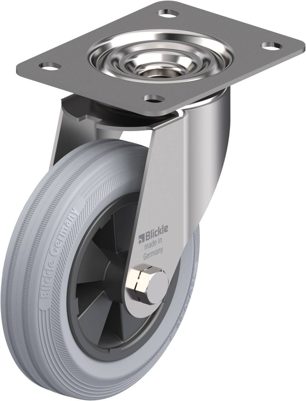Blickle 640763 LEX-VPP 150G-SG Kółko skrętne Średnica koła: 150 mm Maksymalne obciążenie: 135 kg 1 szt. - obrazek 1