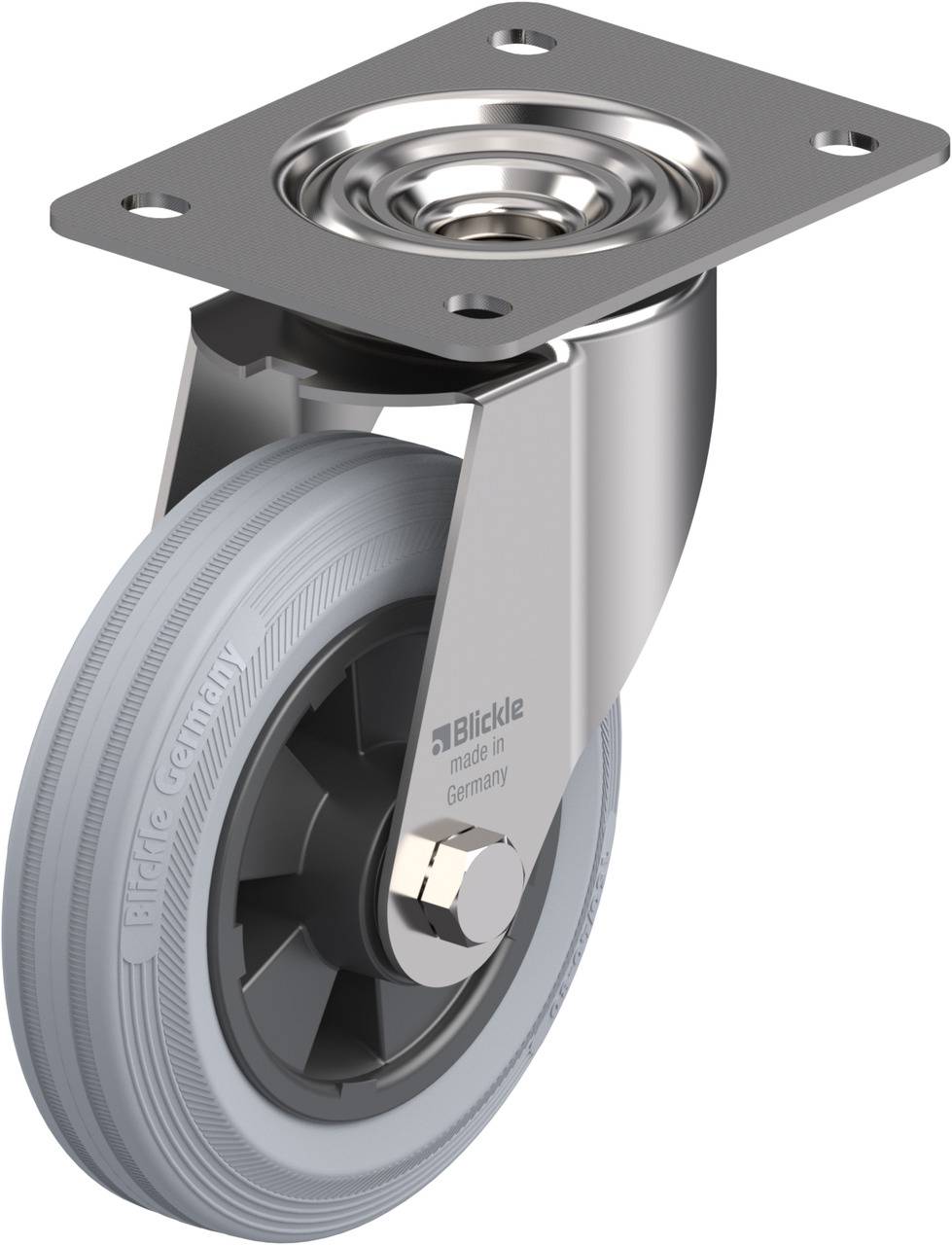 Blickle 644617 LEX-VPP 150XR-SG Kółko skrętne Średnica koła: 150 mm Maksymalne obciążenie: 135 kg 1 szt. - obrazek 1
