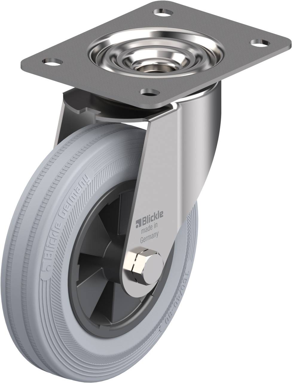 Blickle 531392 LEX-VPP 160G-SG Kółko skrętne Średnica koła: 160 mm Maksymalne obciążenie: 135 kg 1 szt. - obrazek 1