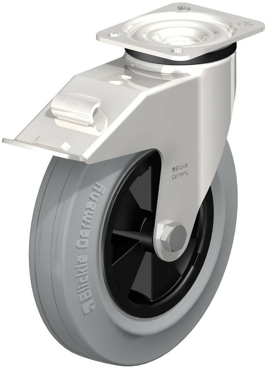 Blickle 582825 LEX-VPP 200G-1-FI-SG Kółko skrętne z hamulcem Średnica koła: 200 mm Maksymalne obciążenie: 205 kg 1 szt. - obrazek 1