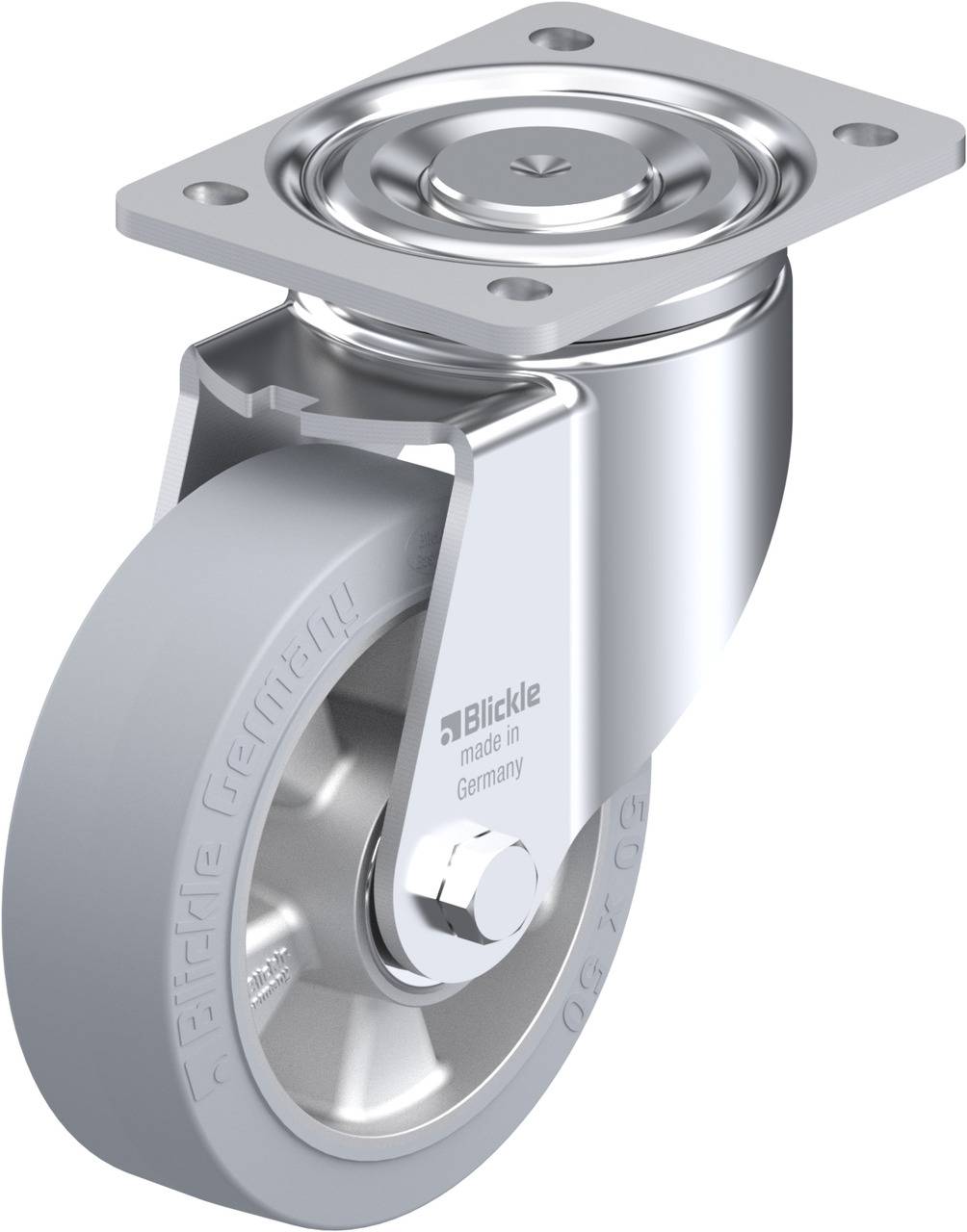 Blickle 684456 LH-ALEV 150K-SG Kółko skrętne Średnica koła: 150 mm Maksymalne obciążenie: 400 kg 1 szt. - obrazek 1