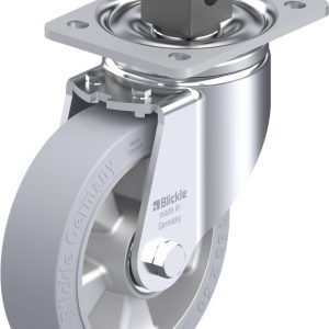 Blickle 852023 LH-ALEV 160K-CS13-SG Kółko skrętne z hamulcem Średnica koła: 160 mm Maksymalne obciążenie: 400 kg 1 szt.