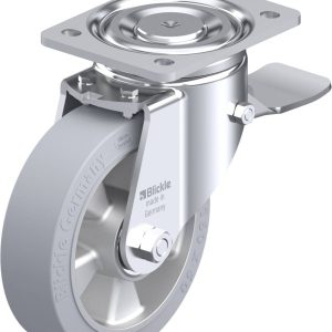 Blickle 440883 LH-ALEV 160K-ST-SG Kółko skrętne z hamulcem Średnica koła: 160 mm Maksymalne obciążenie: 400 kg 1 szt.