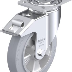 Blickle 582775 LH-ALEV 200K-FI-SG Kółko skrętne z hamulcem Średnica koła: 200 mm Maksymalne obciążenie: 500 kg 1 szt. Blickle 582775 LH-ALEV 200K-FI-SG Kółko skrętne z hamulcem Średnica koła: 200 mm Maksymalne obciążenie: 500 kg 1 szt.