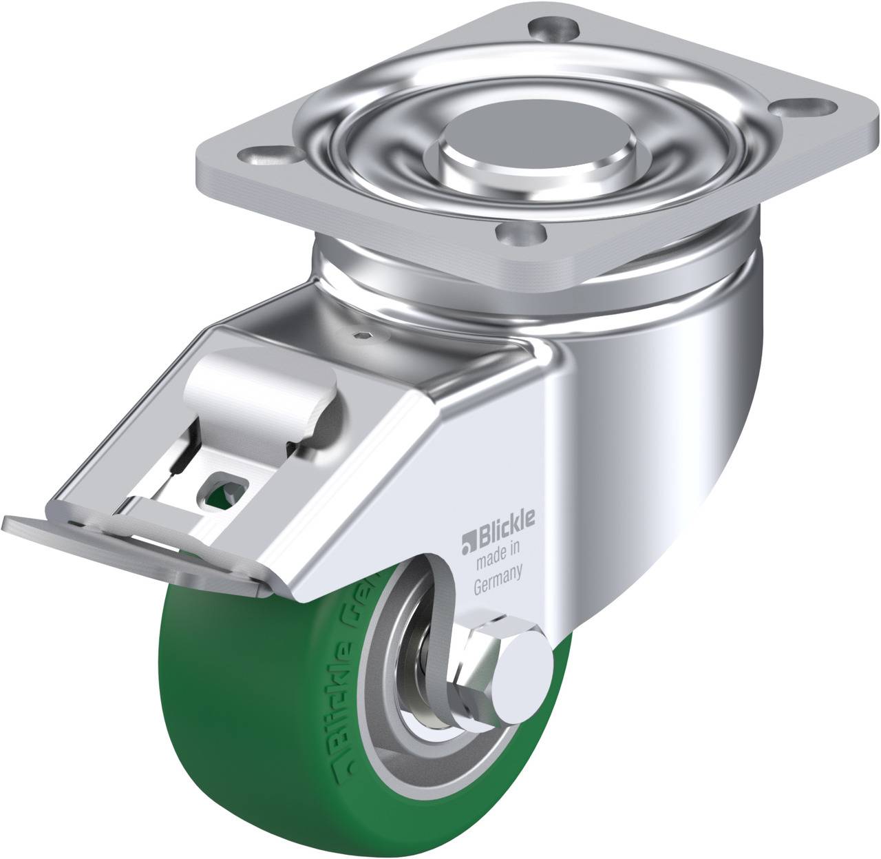 Blickle 754583 LH-ALST 82K-FI Kółko skrętne z hamulcem Średnica koła: 80 mm Maksymalne obciążenie: 230 kg 1 szt. - obrazek 1