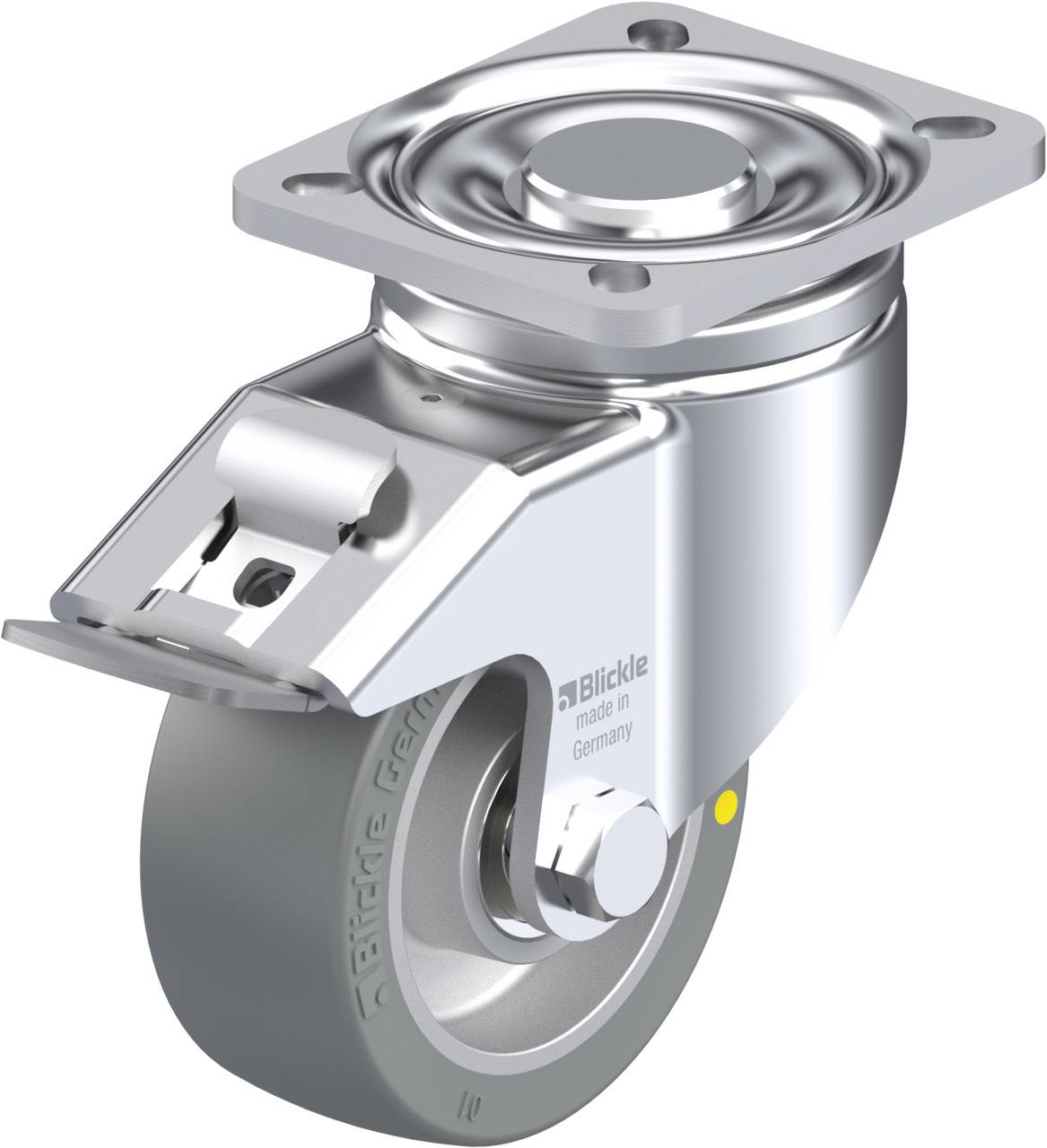 Blickle 758197 LH-ALTH 101K-1-FI-AS Kółko skrętne z hamulcem Średnica koła: 100 mm Maksymalne obciążenie: 420 kg 1 szt. - obrazek 1
