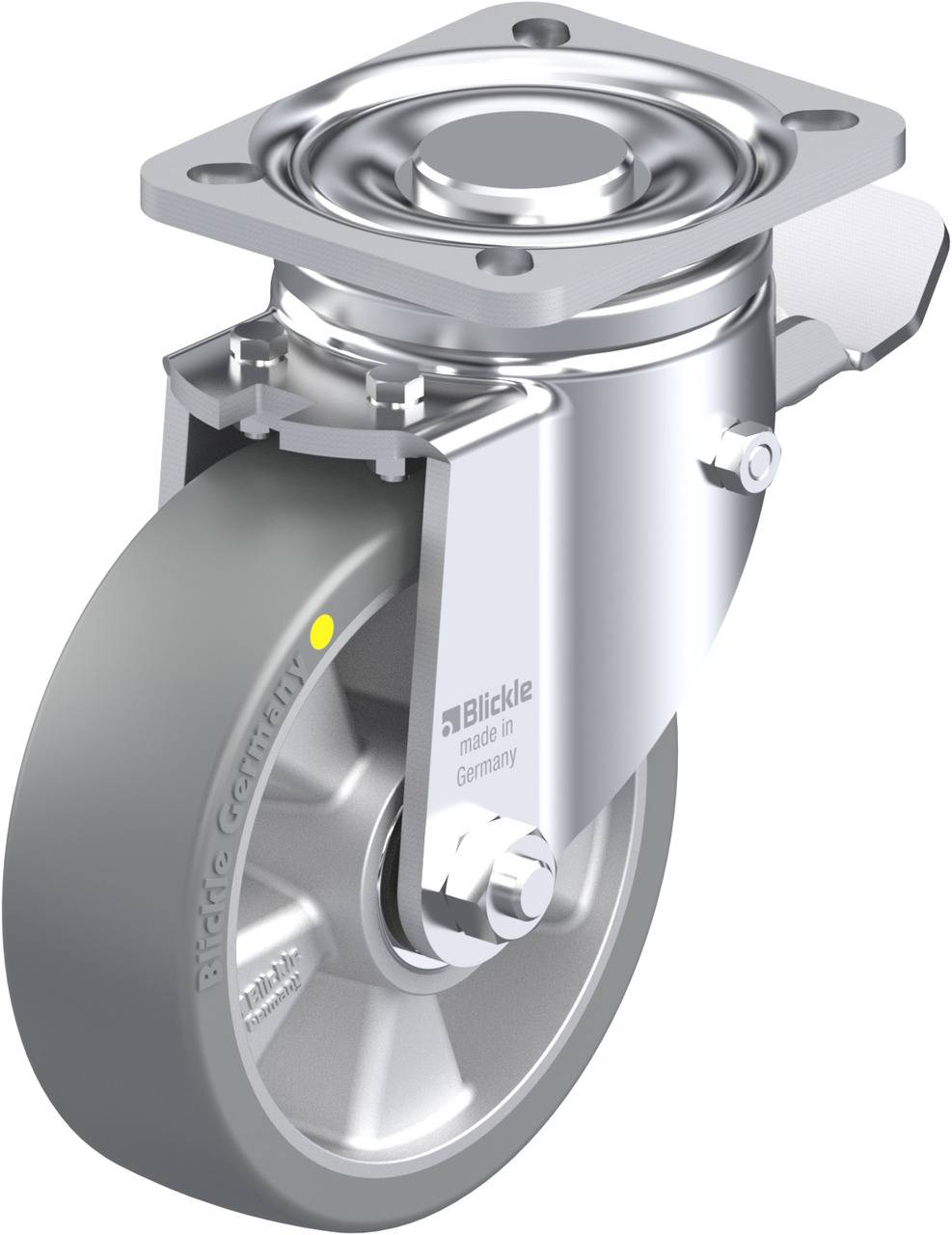 Blickle 753180 LH-ALTH 125K-1-ST-AS Kółko skrętne z hamulcem Średnica koła: 125 mm Maksymalne obciążenie: 550 kg 1 szt. - obrazek 1