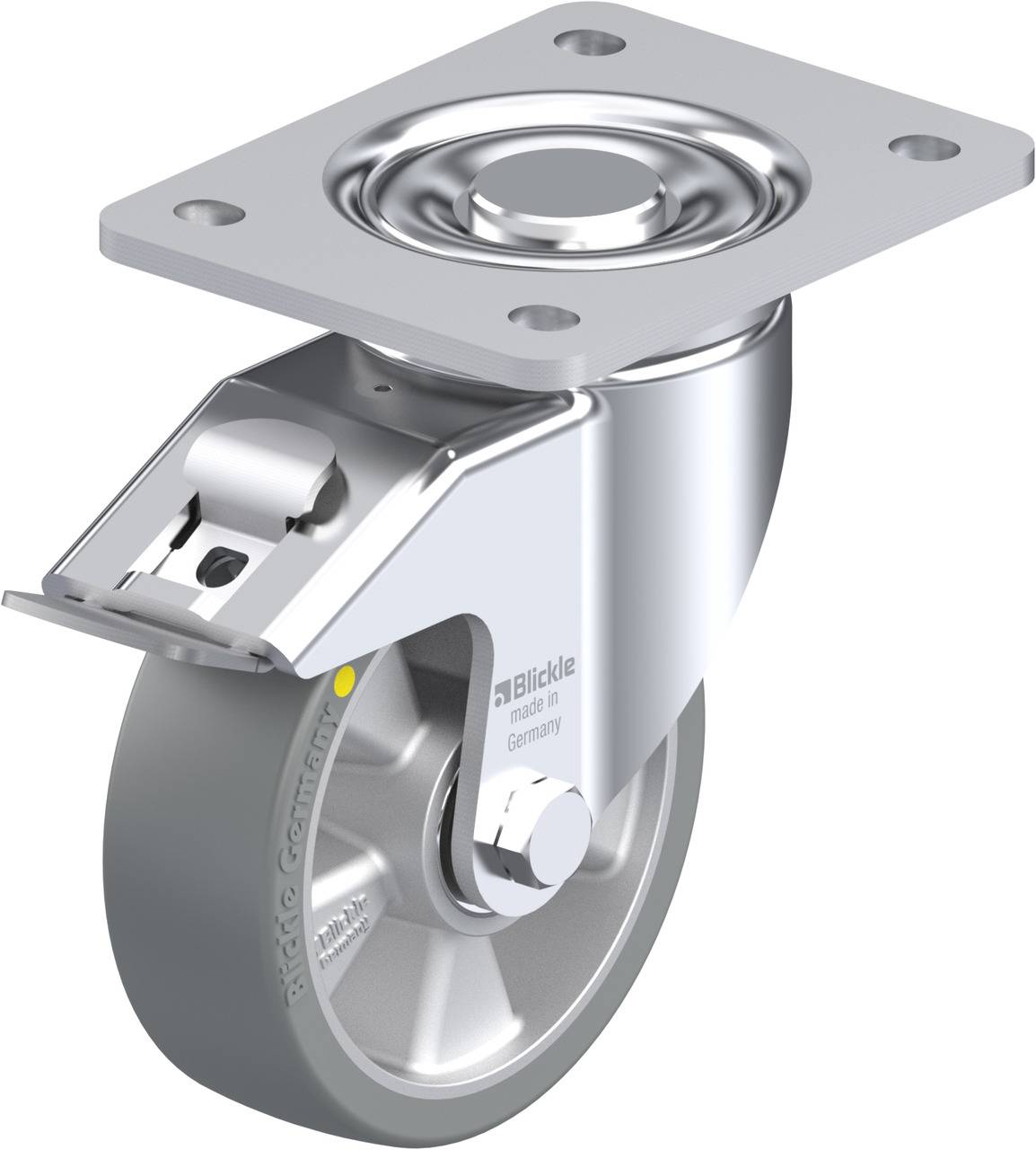 Blickle 634782 LH-ALTH 125K-3-FI-AS Kółko skrętne z hamulcem Średnica koła: 125 mm Maksymalne obciążenie: 550 kg 1 szt. - obrazek 1