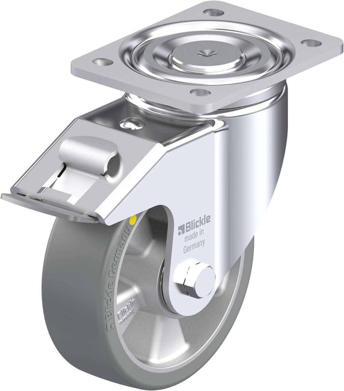 Blickle 634972 LH-ALTH 150K-FI-AS Kółko skrętne z hamulcem Średnica koła: 150 mm Maksymalne obciążenie: 650 kg 1 szt. - obrazek 1