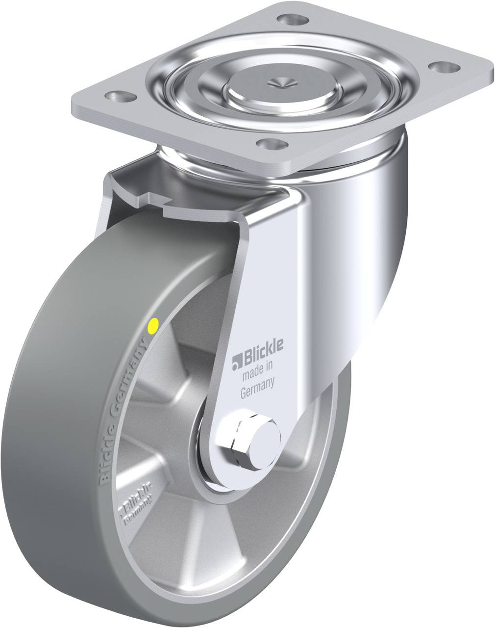 Blickle 606020 LH-ALTH 160K-AS Kółko skrętne Średnica koła: 160 mm Maksymalne obciążenie: 750 kg 1 szt. - obrazek 1