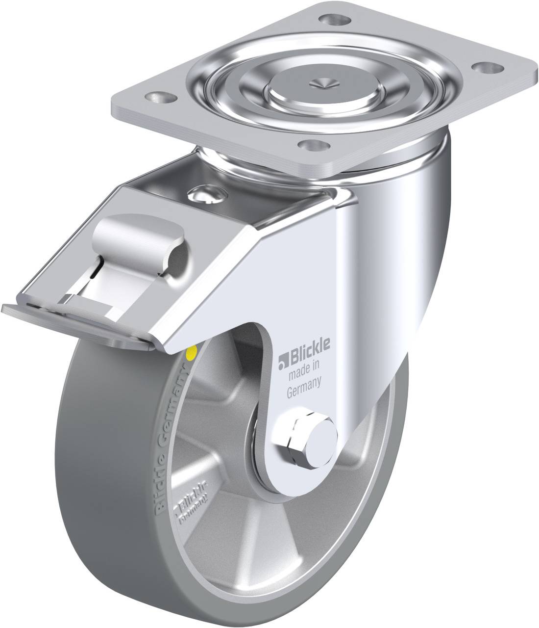 Blickle 646869 LH-ALTH 160K-FI-AS Kółko skrętne z hamulcem Średnica koła: 160 mm Maksymalne obciążenie: 750 kg 1 szt. - obrazek 1