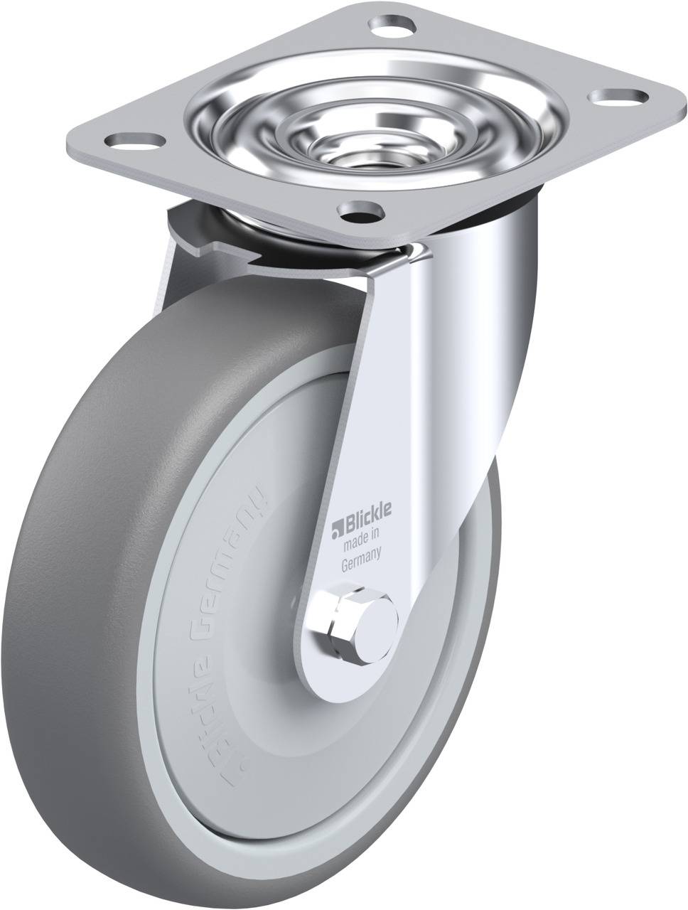 Blickle 845939 LE-TPA 127KF Kółko skrętne Średnica koła: 125 mm Maksymalne obciążenie: 125 kg 1 szt. - obrazek 1