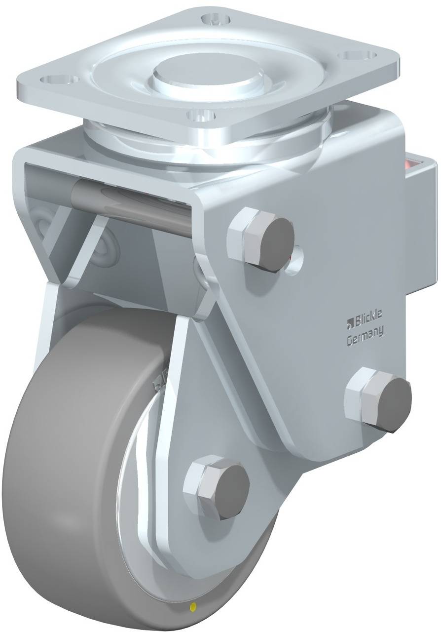 Blickle 853738 LHF-ALTH 101K-1-AS-FA Kółko skrętne, sprężynowe Średnica koła: 100 mm Maksymalne obciążenie: 350 kg 1 szt - obrazek 1