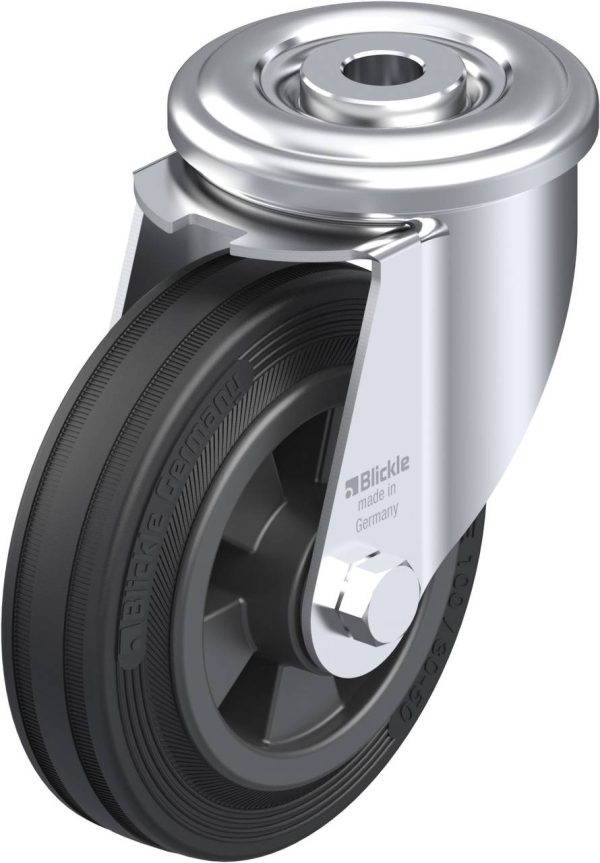 Blickle 521054 LER-VPP 100R Kółko skrętne Średnica koła: 100 mm Maksymalne obciążenie: 70 kg 1 szt.