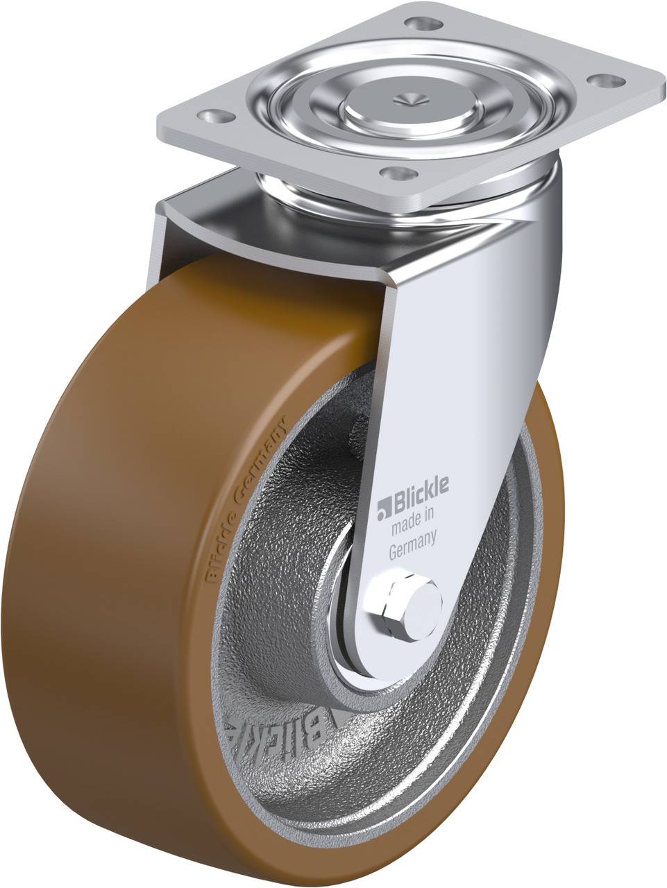 Blickle 742223 LH-GB 202K Kółko skrętne Średnica koła: 200 mm Maksymalne obciążenie: 800 kg 1 szt. - obrazek 1