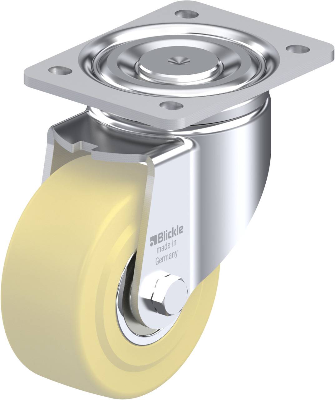 Blickle 52951 LH-GSPO 125K Kółko skrętne Średnica koła: 125 mm Maksymalne obciążenie: 900 kg 1 szt. - obrazek 1