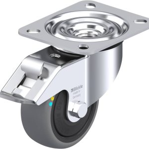 Blickle 849845 LE-TPA 80KFD-FI-ELS Kółko skrętne z hamulcem Średnica koła: 80 mm Maksymalne obciążenie: 65 kg 1 szt.