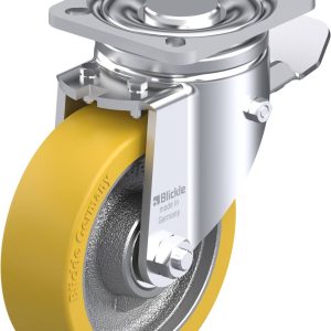 Blickle 286682 LH-GTH 125K-1-ST Kółko skrętne z hamulcem Średnica koła: 125 mm Maksymalne obciążenie: 550 kg 1 szt.