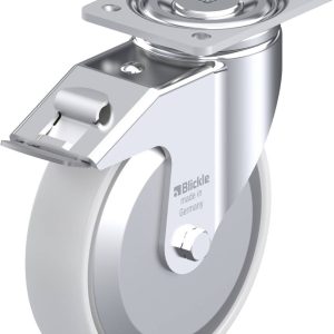 Blickle 750048 LH-PO 200K-FI-FA Kółko skrętne z hamulcem Średnica koła: 200 mm Maksymalne obciążenie: 600 kg 1 szt. Blickle 750048 LH-PO 200K-FI-FA Kółko skrętne z hamulcem Średnica koła: 200 mm Maksymalne obciążenie: 600 kg 1 szt.