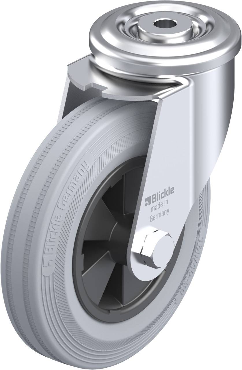 Blickle 640573 LER-VPP 160R Kółko skrętne Średnica koła: 160 mm Maksymalne obciążenie: 135 kg 1 szt. - obrazek 1