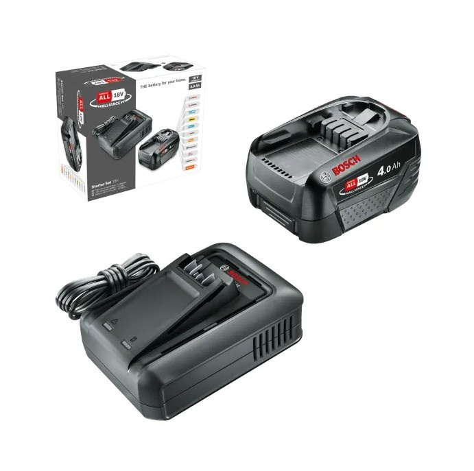 Akumulator 4 Ah 18V + Ładowarka AL 18V-44 Bosch 1600A031T6