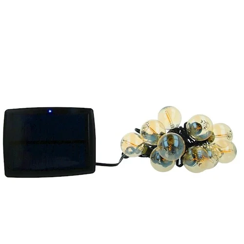 Girlanda solarna Plastrol 5,5m + 10 żarówek G40 T-90808 - obrazek 1
