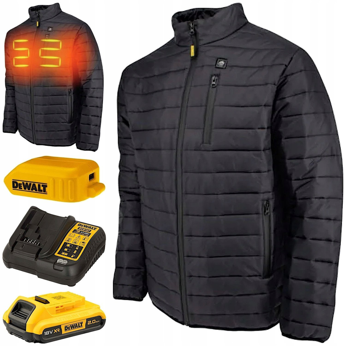 Kurtka podgrzewana Dewalt DCHJ093D1-M rozmiar M - obrazek 1