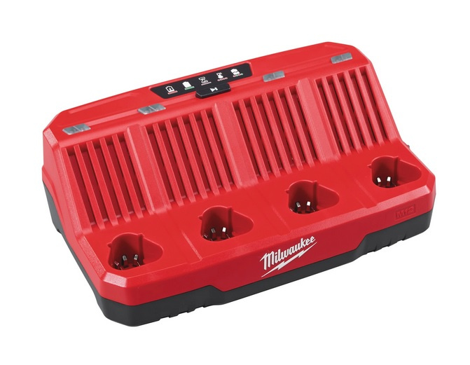 Ładowarka wieloportowa Milwaukee M12 C4 - obrazek 1
